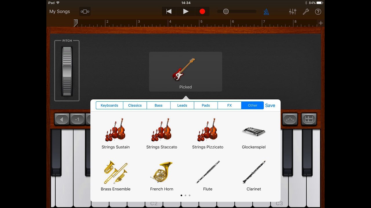 How to connect instrument to garageband ipad pro